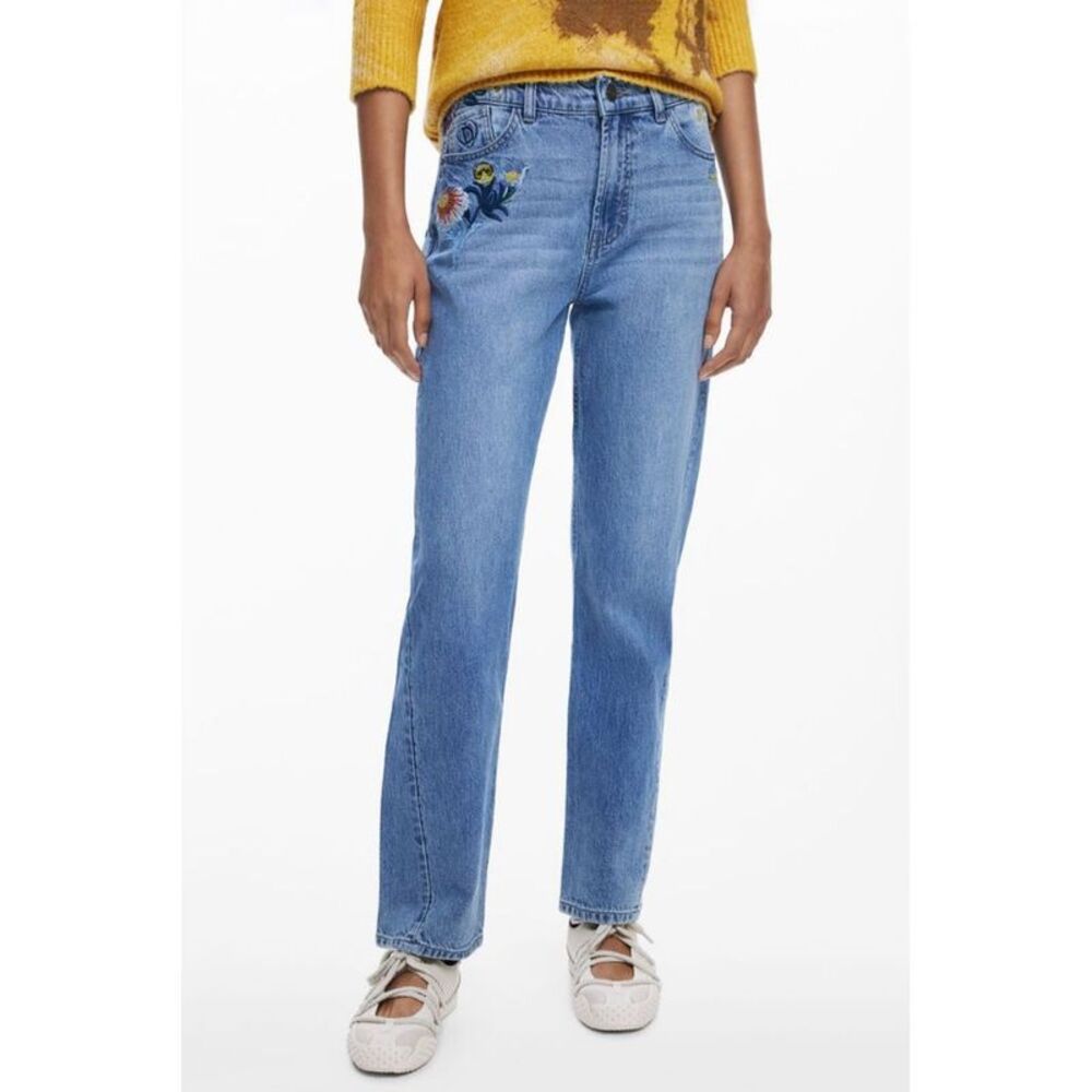 Desigual Azzurro Cotton Women's Women's Jeans